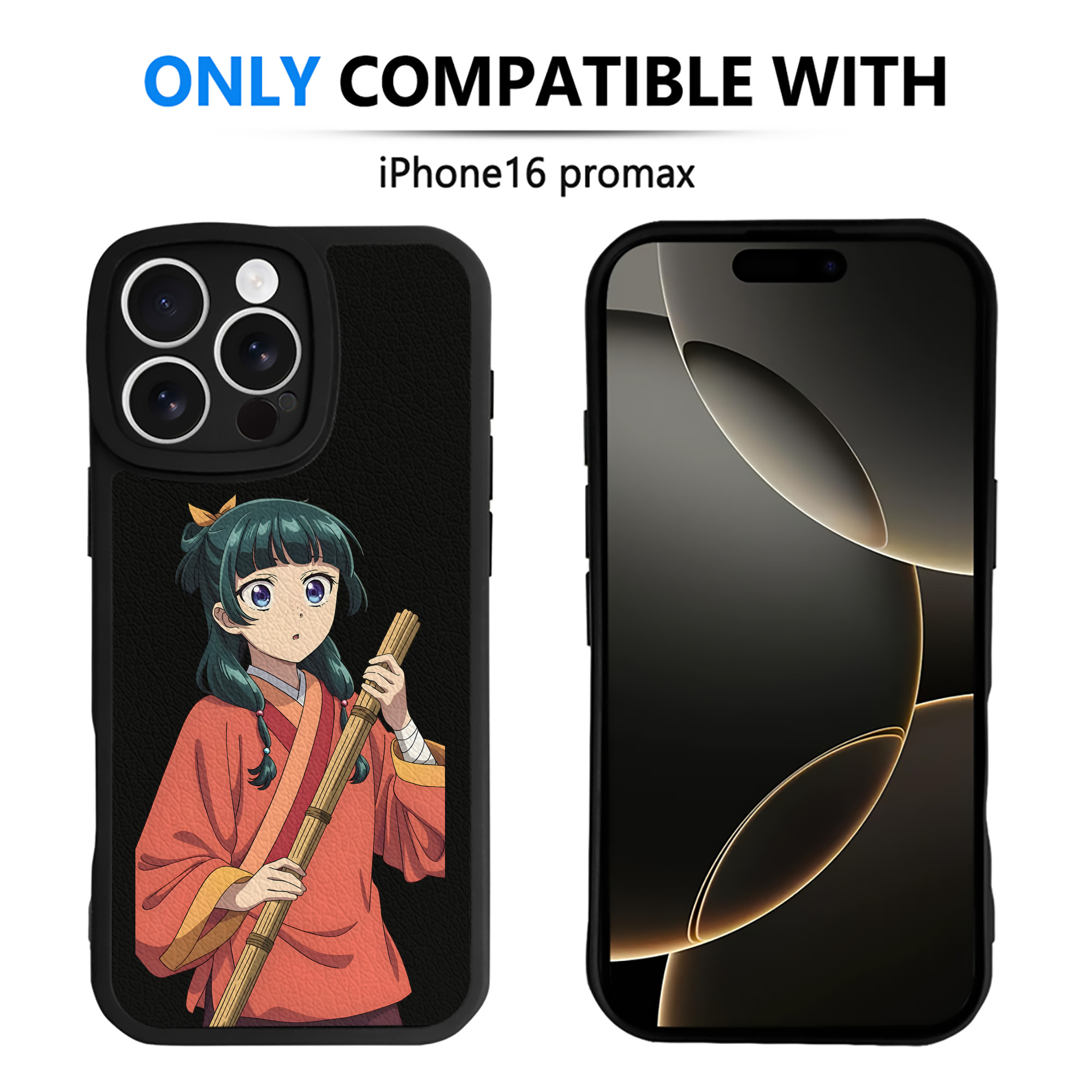 薬屋のひとりごと The Apothecary Diaries 【iPhone 16シリーズ対応】シリコンスマホケース（レザー調） 材質：シリコン